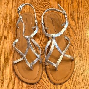 Monterey Bay Metallic Silver Sandals